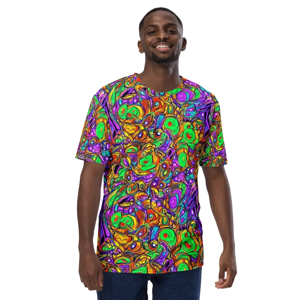 The Vivid Labyrinth on Men's Crew Neck T-Shirt — Front