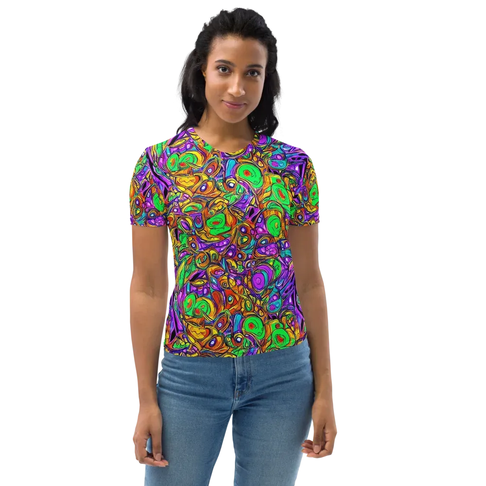 The Vivid Labyrinth on Women's Crew Neck T-Shirt — Front