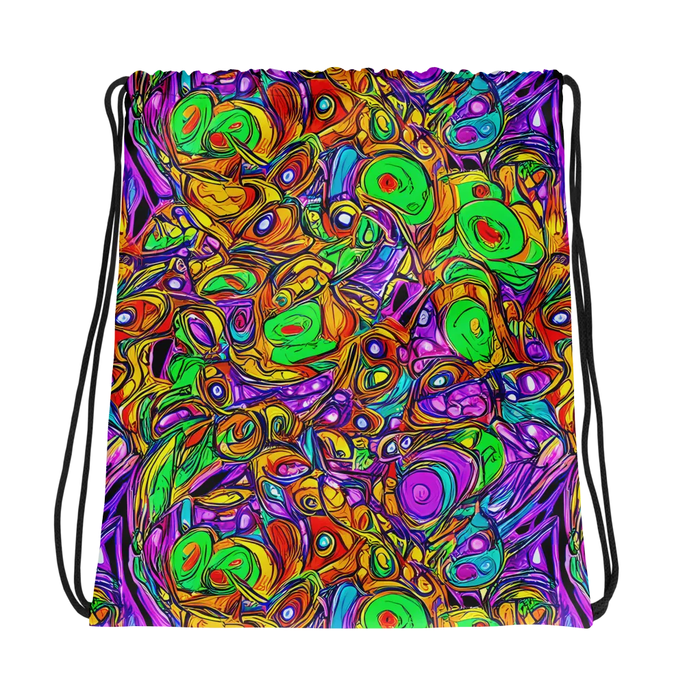 The Vivid Labyrinth on Drawstring Bag — Photo