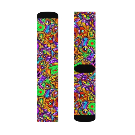 The Vivid Labyrinth on a Socks