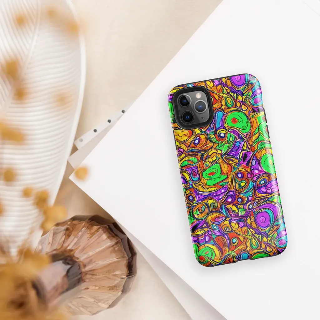 The Vivid Labyrinth on Tough Case for iPhone® — Front