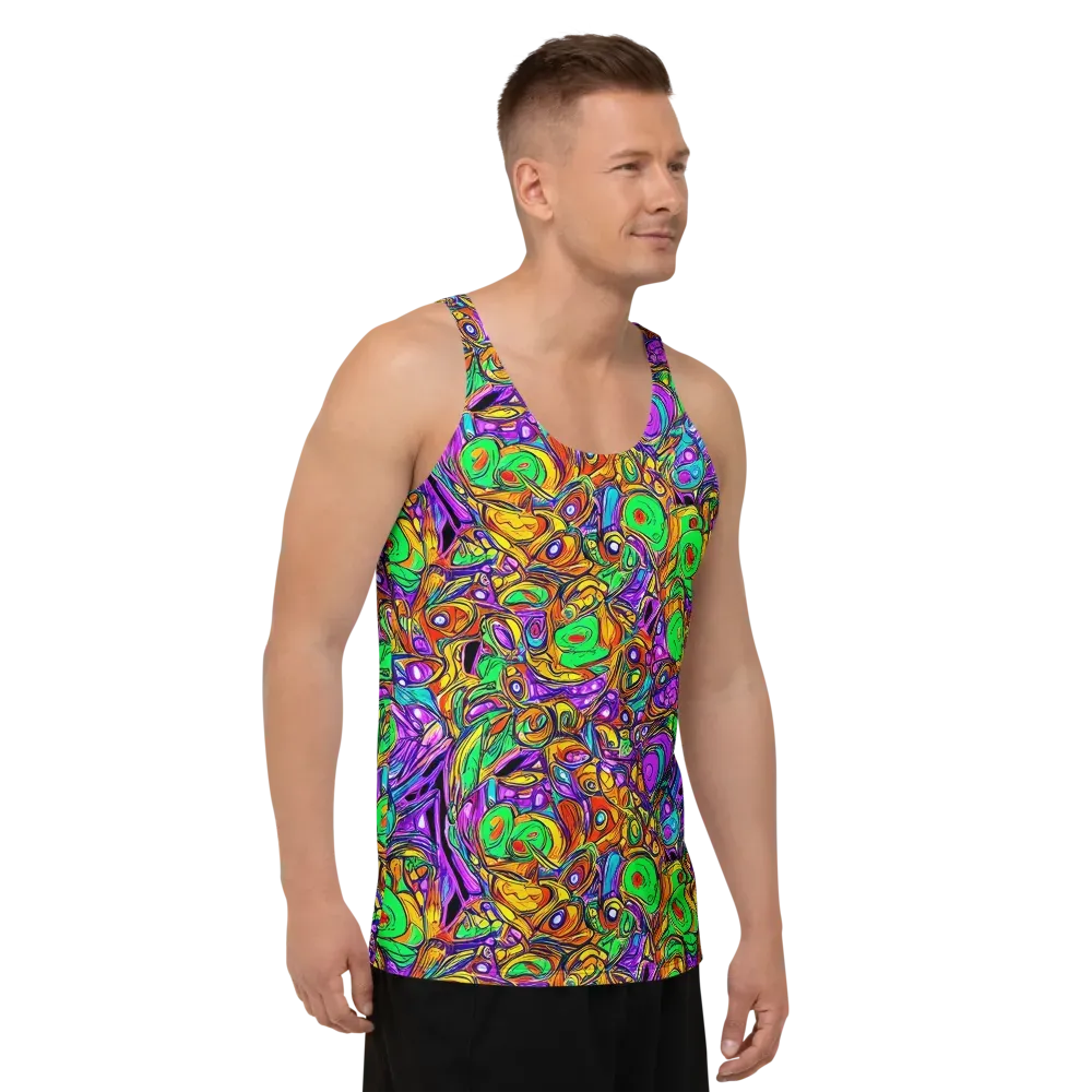 The Vivid Labyrinth on Men's Tank Top — Right Front