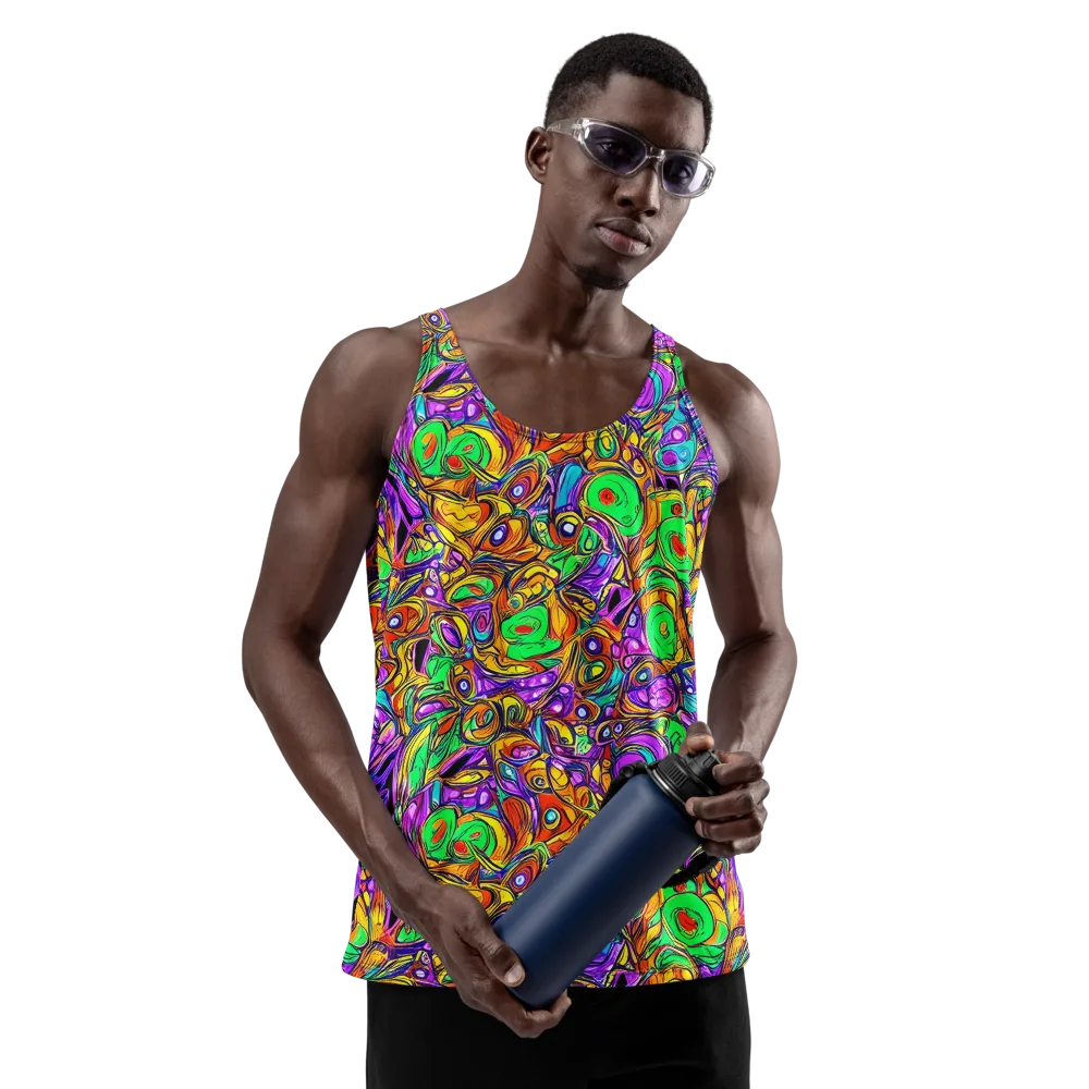 The Vivid Labyrinth on Men's Tank Top — Front