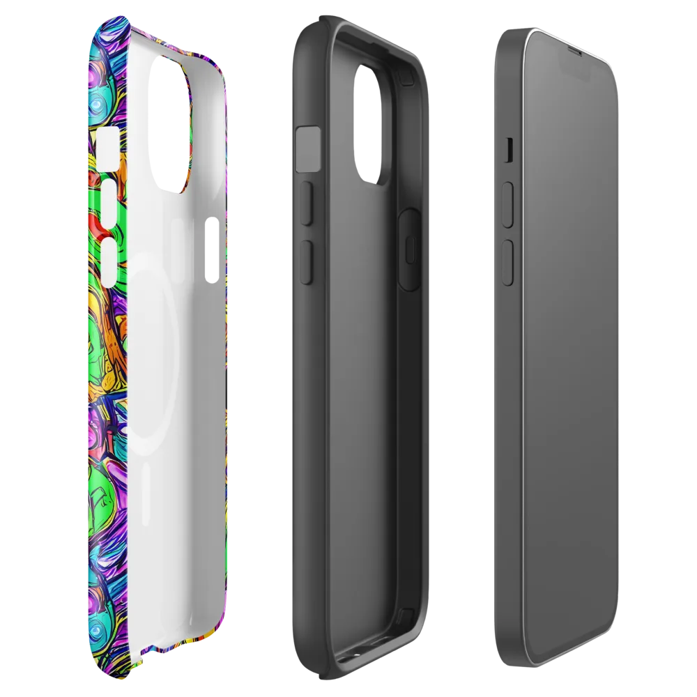 The Vivid Labyrinth on MagSafe Tough Case for iPhone® — Front