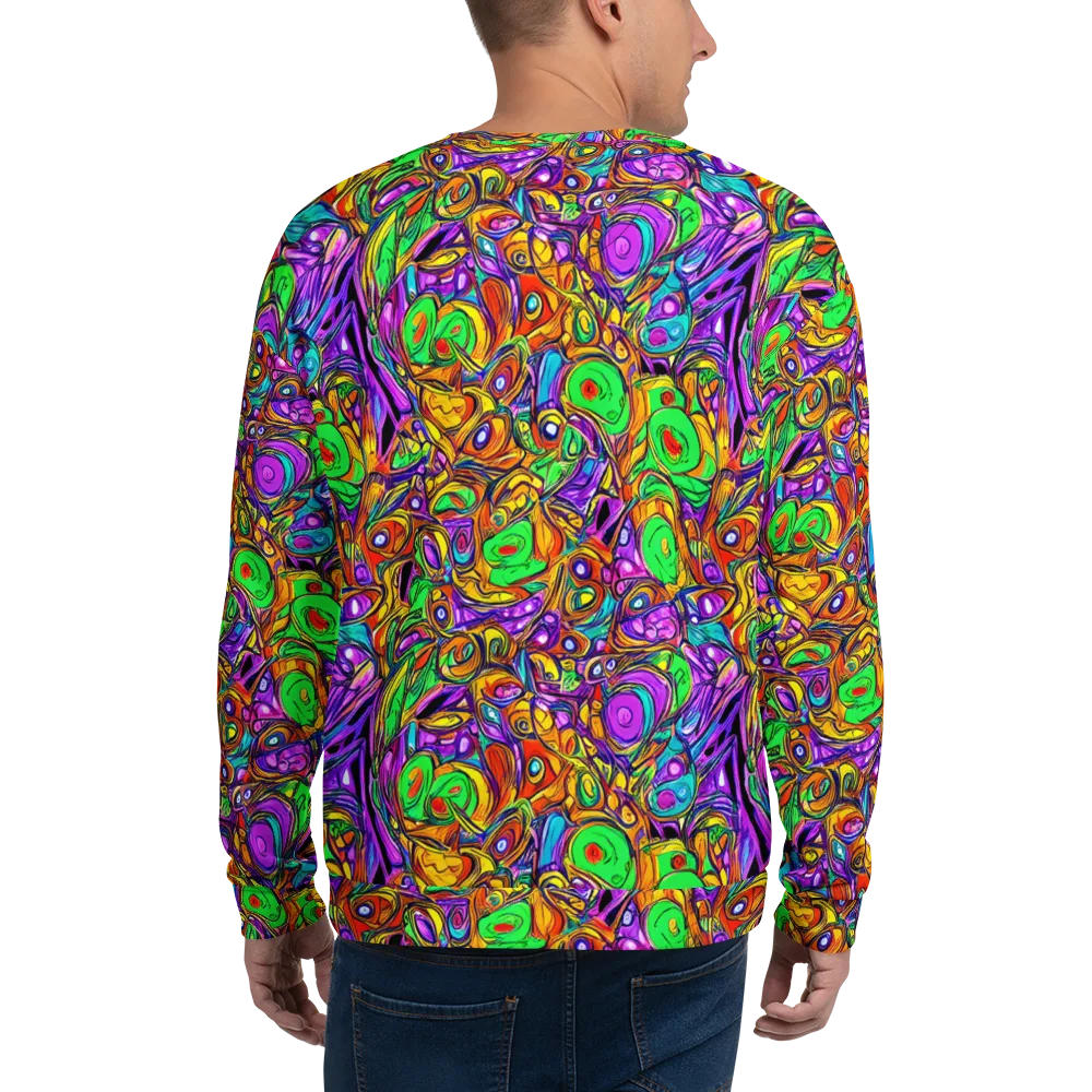 The Vivid Labyrinth on Sweatshirt — Back