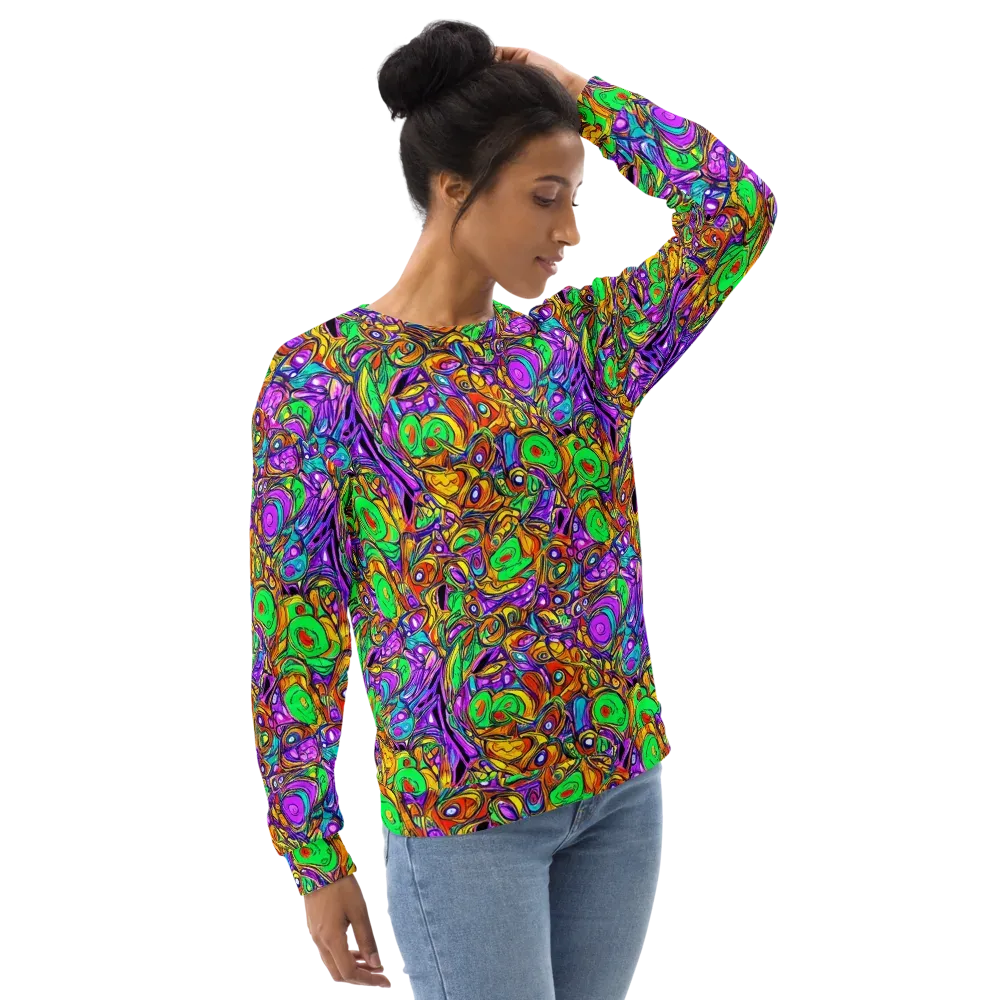 The Vivid Labyrinth on Sweatshirt — Right Front