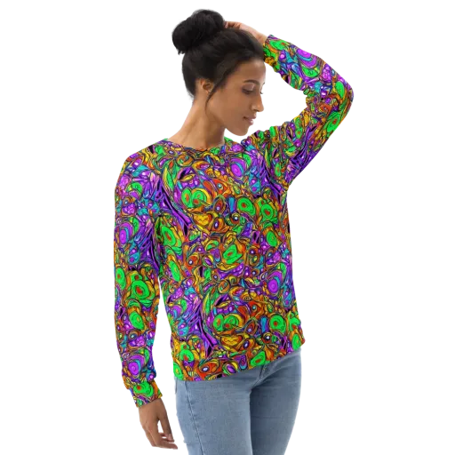 The Vivid Labyrinth on a Sweatshirt