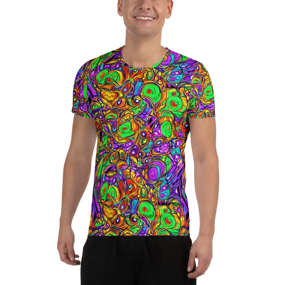 The Vivid Labyrinth on Men's Athletic T-Shirt — Front