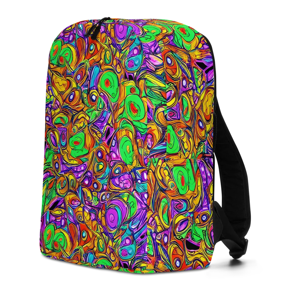 The Vivid Labyrinth on Minimalist Backpack — Left