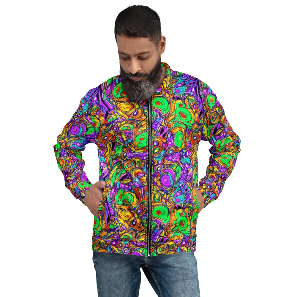 The Vivid Labyrinth on Bomber Jacket — Front