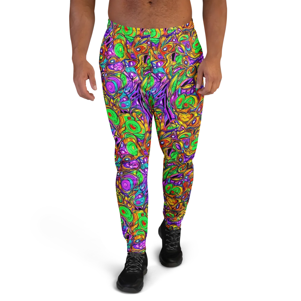 The Vivid Labyrinth on Men's Joggers — Front