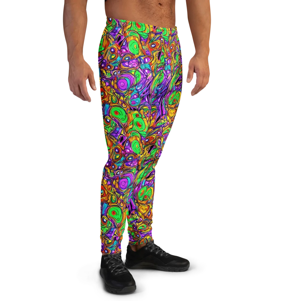 The Vivid Labyrinth on Men's Joggers — Right