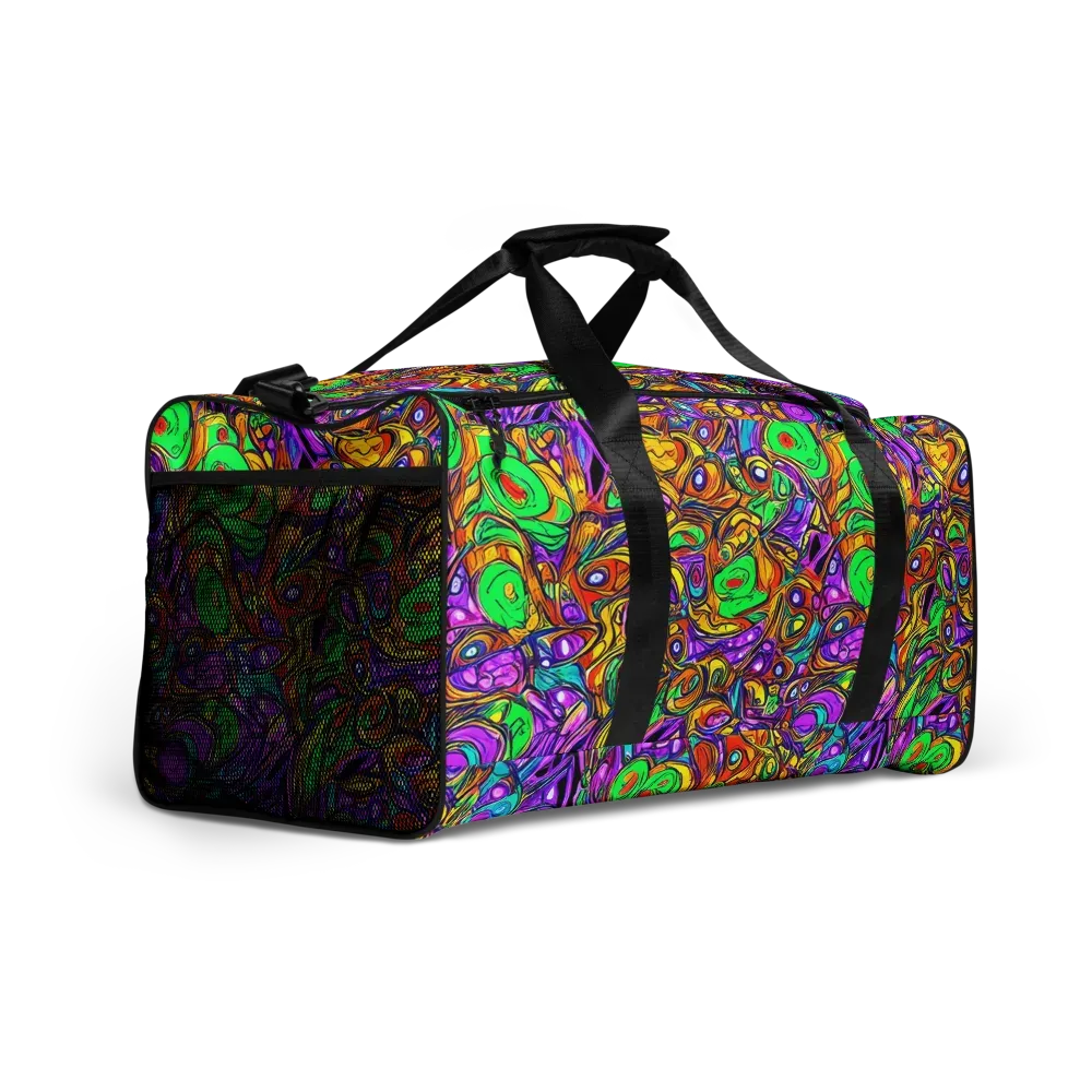 The Vivid Labyrinth on Duffle Bag — Right Front