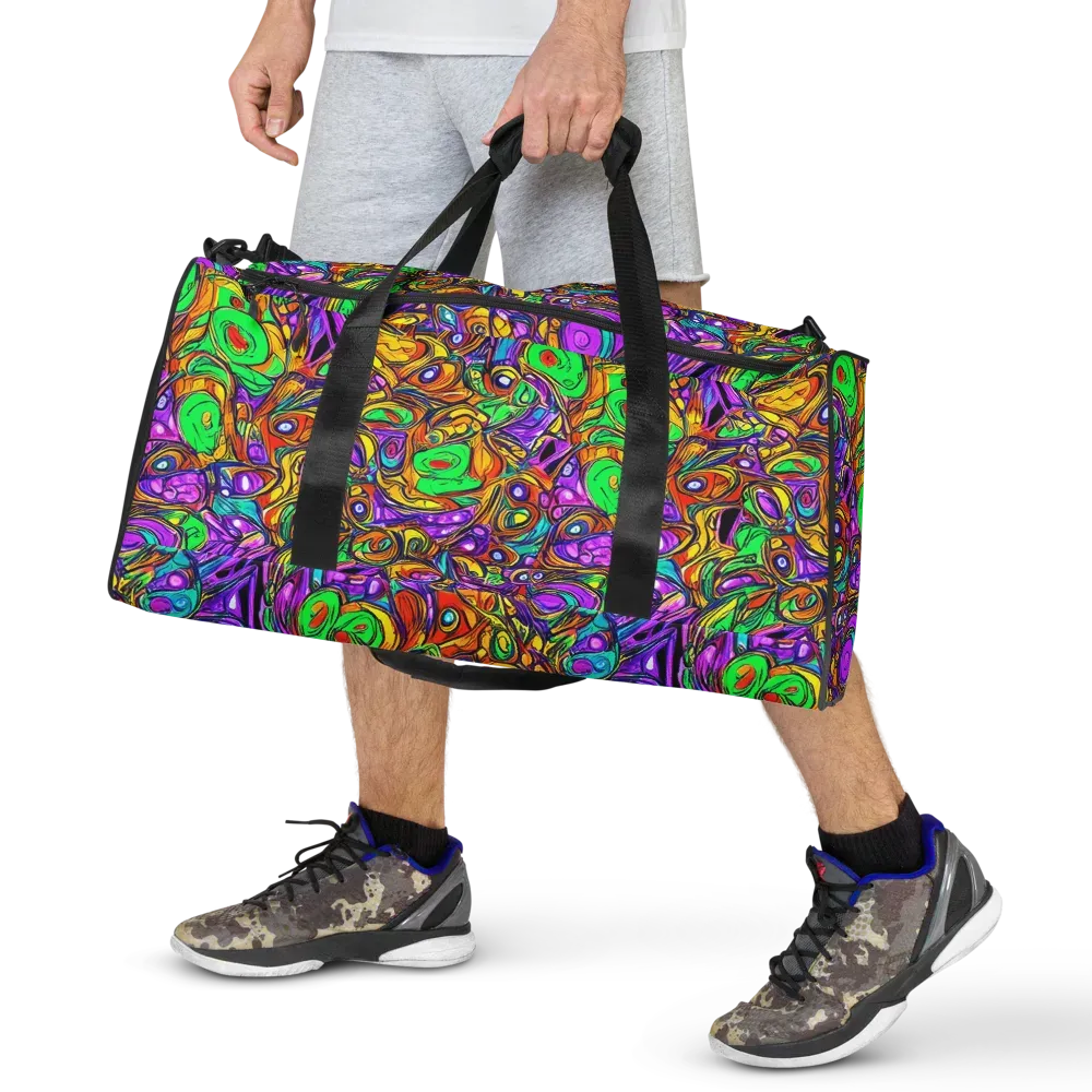 The Vivid Labyrinth on Duffle Bag — Front