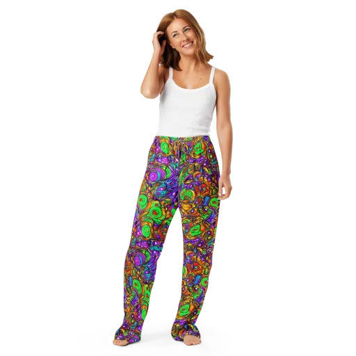 The Vivid Labyrinth on a Women's Pajama Pants