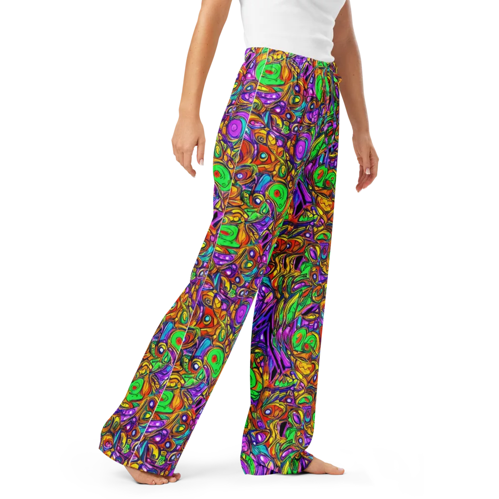The Vivid Labyrinth on Women's Pajama Pants — Right Front