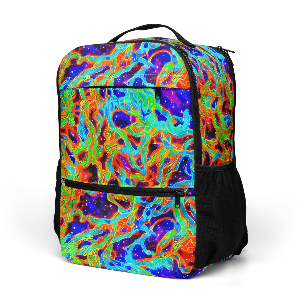 Inferno Galaxy on Utility Backpack — Left Front