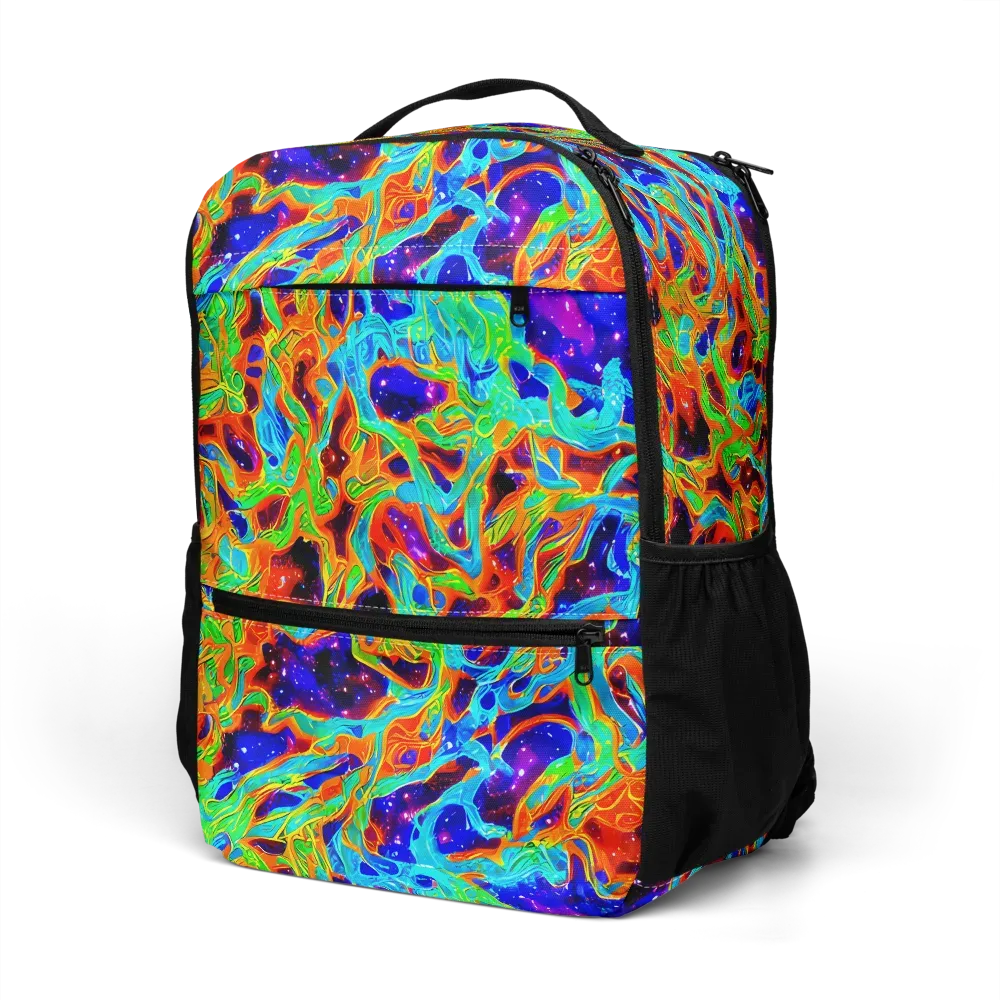 Inferno Galaxy on Utility Backpack — Left Front