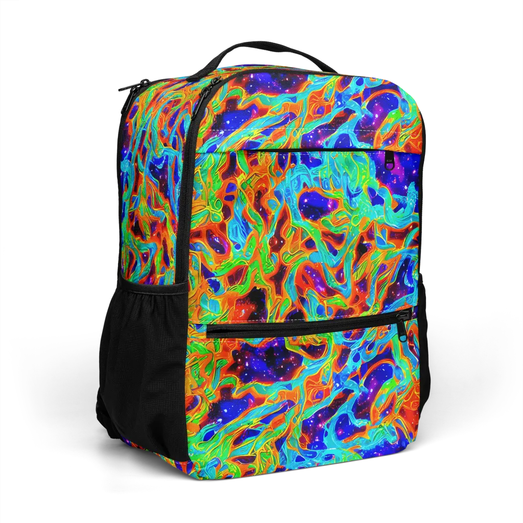Inferno Galaxy on Utility Backpack — Right Front