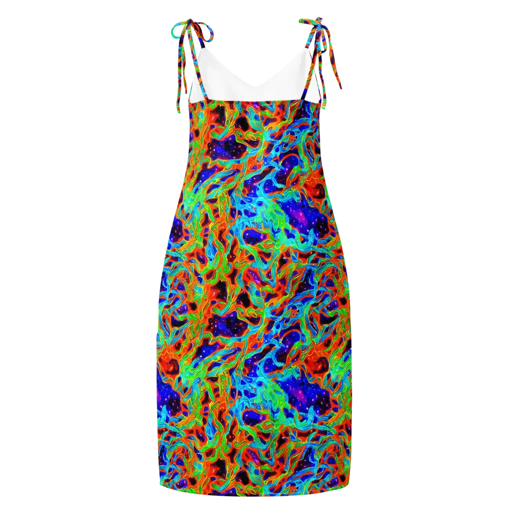 Inferno Galaxy on Slip Dress — Back
