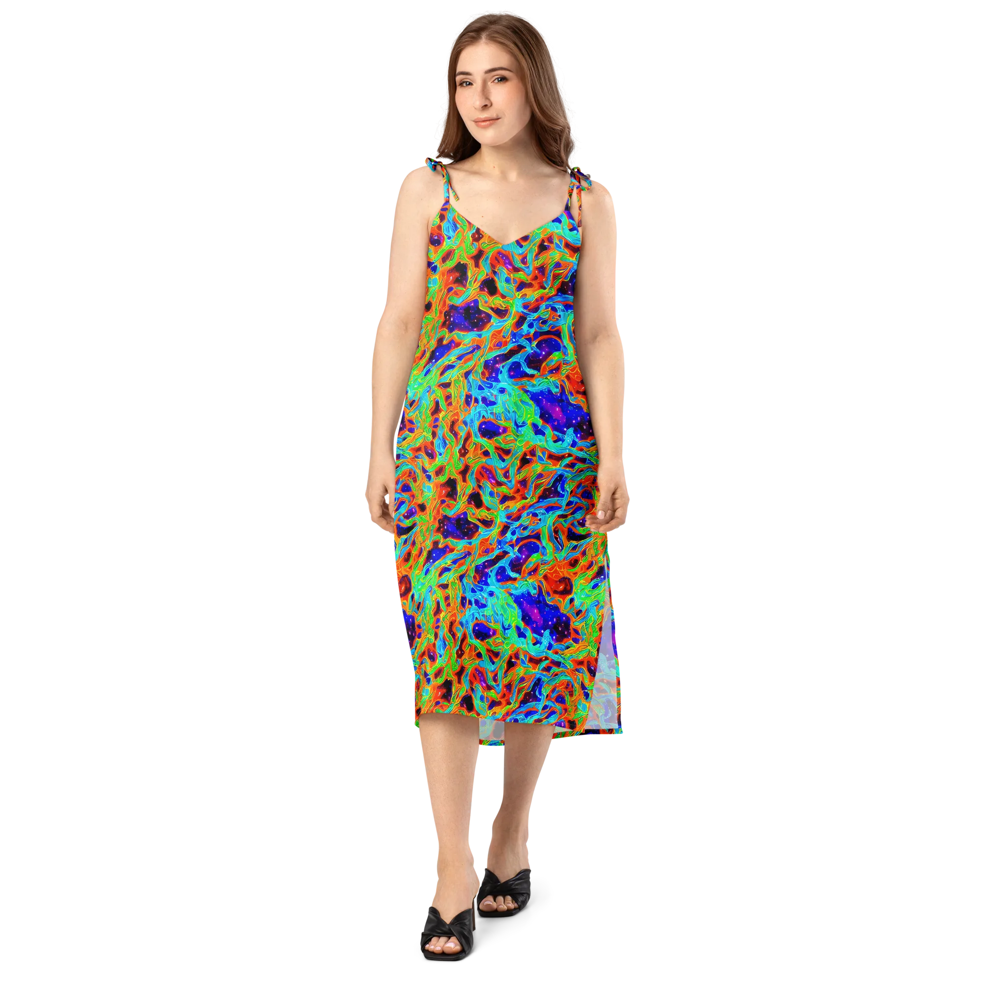 Inferno Galaxy on Slip Dress — Front