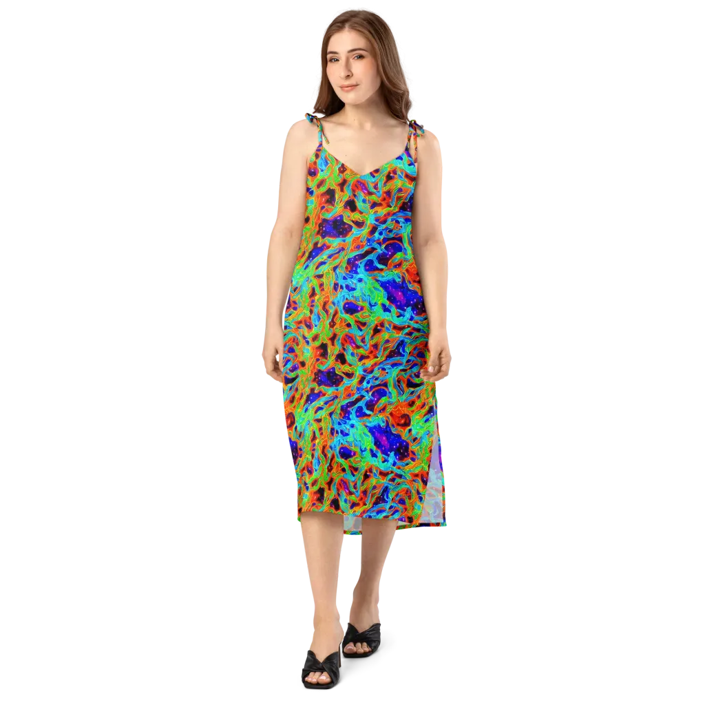 Inferno Galaxy on Slip Dress — Front
