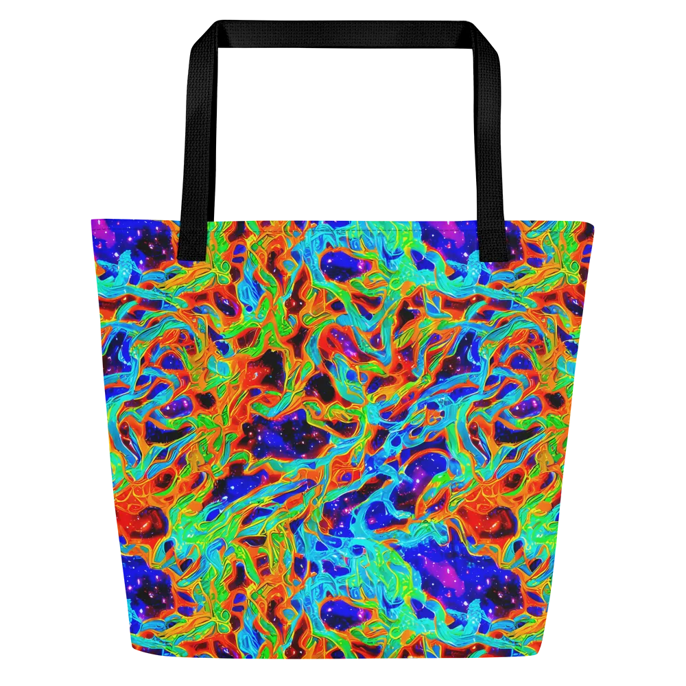 Inferno Galaxy on Large Tote Bag W/ Pocket — Front