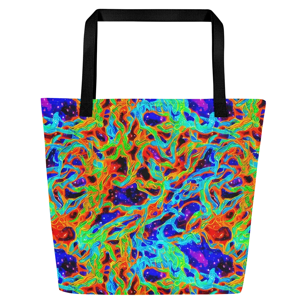 Inferno Galaxy on Large Tote Bag W/ Pocket — Front
