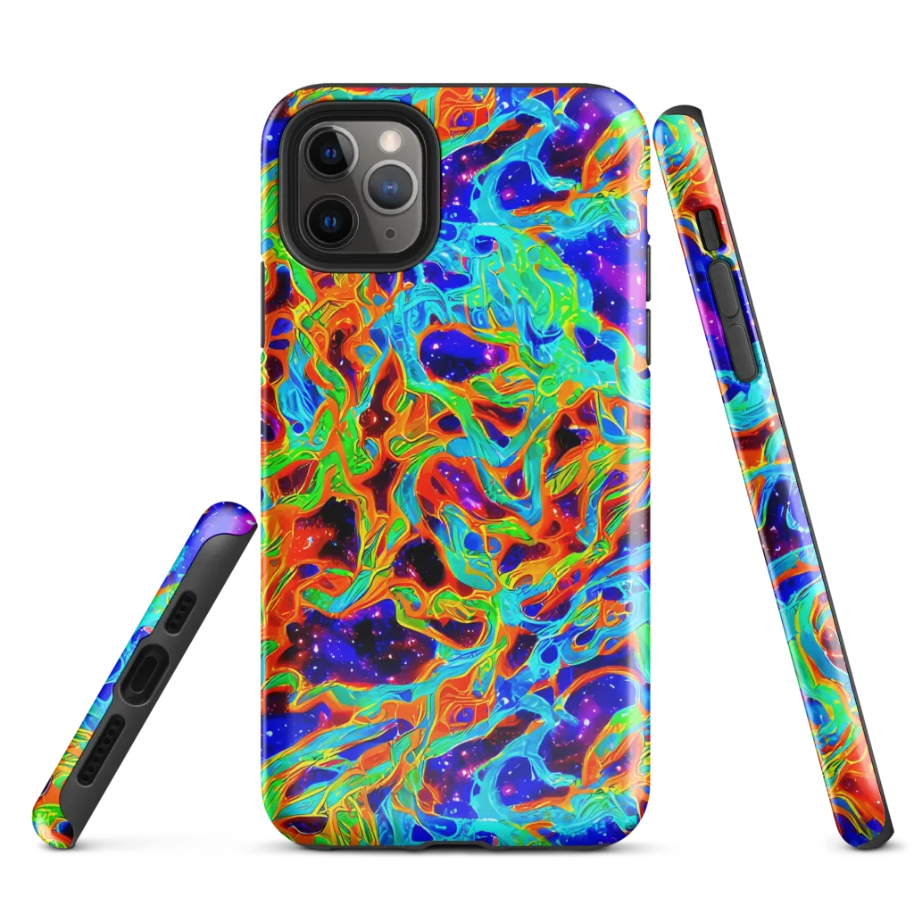 Inferno Galaxy on Tough Case for iPhone® — Front