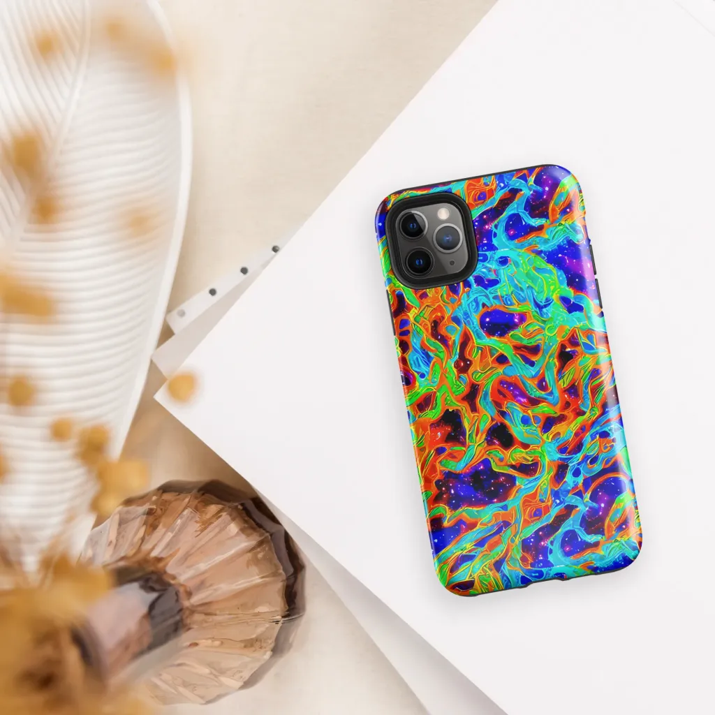 Inferno Galaxy on Tough Case for iPhone® — Front