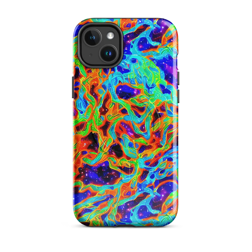 Inferno Galaxy on MagSafe Tough Case for iPhone® — Front