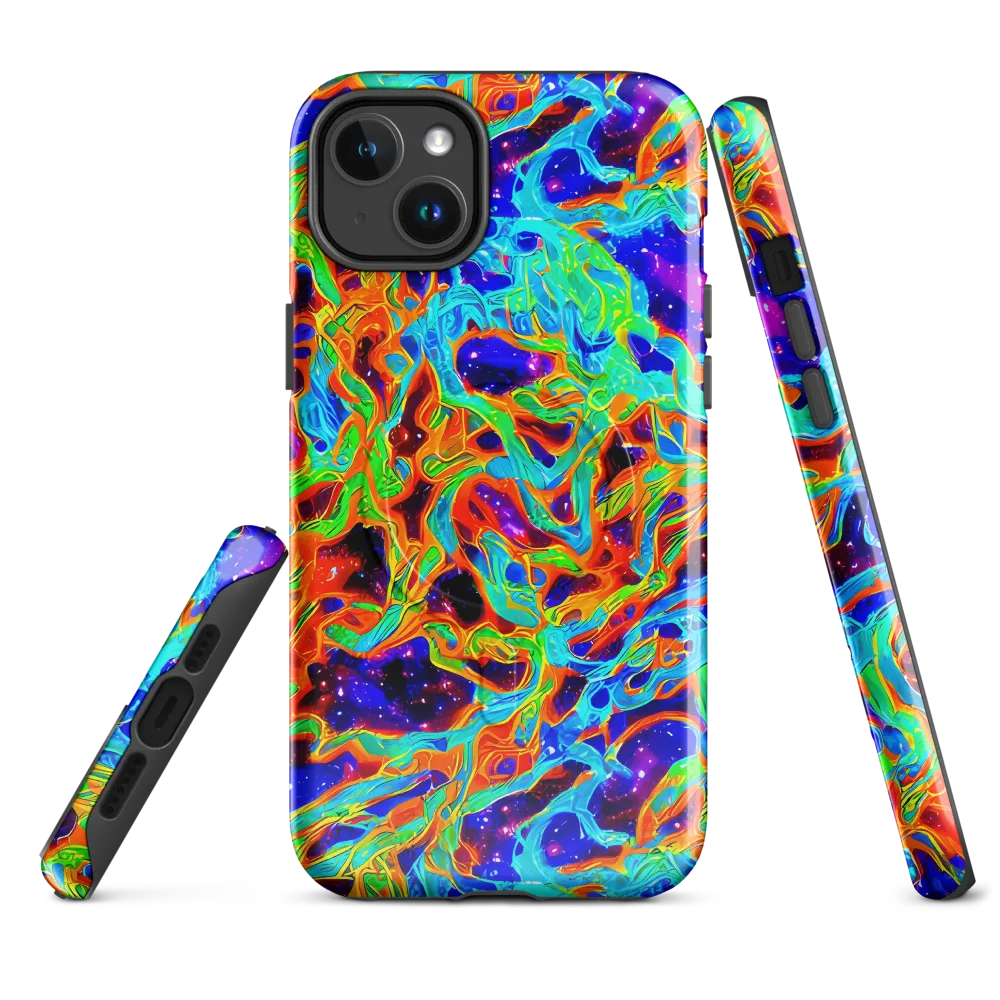 Inferno Galaxy on MagSafe Tough Case for iPhone® — Front