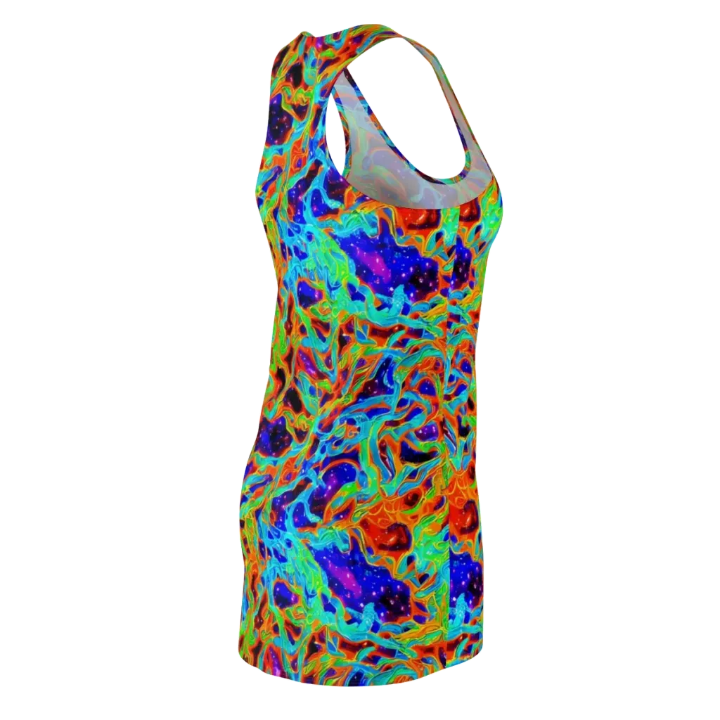 Inferno Galaxy on Racerback Dress — Back Side