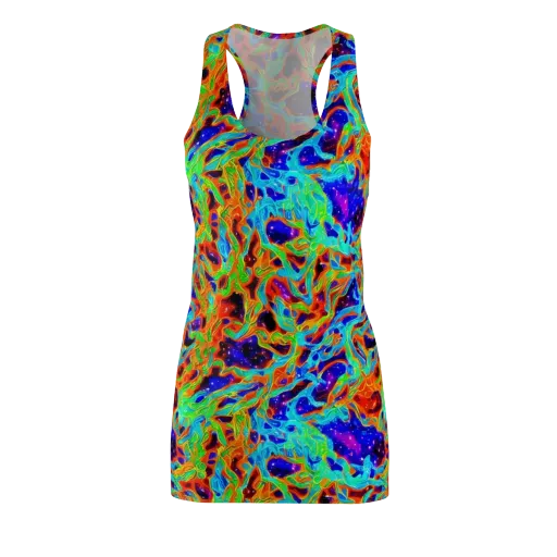 Inferno Galaxy on a Racerback Dress