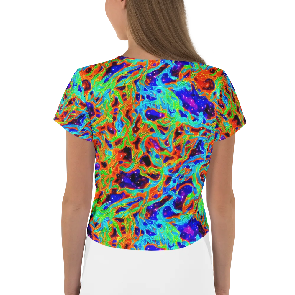 Inferno Galaxy on Crop Tee — Back