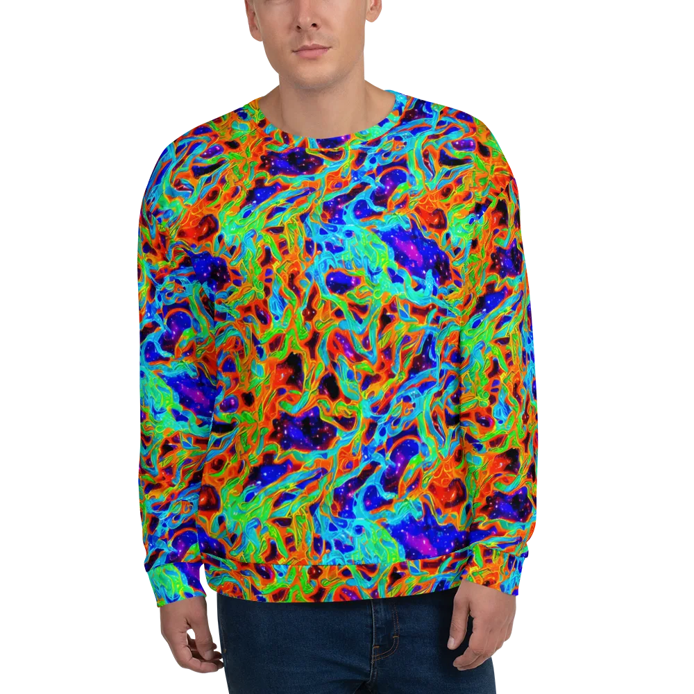 Inferno Galaxy on Sweatshirt — Front