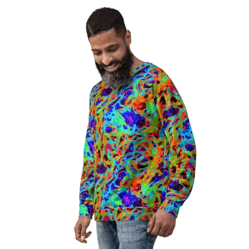 Inferno Galaxy on a Sweatshirt