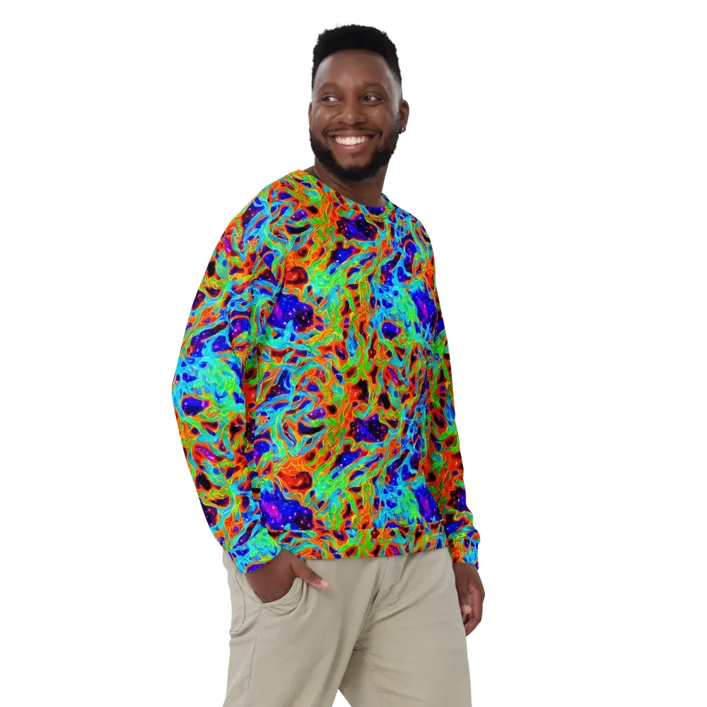 Inferno Galaxy on Sweatshirt — Front