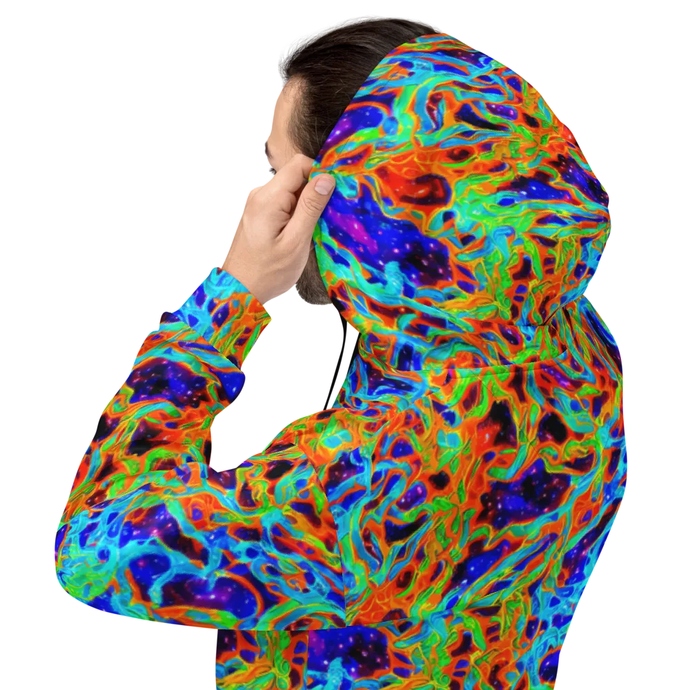 Inferno Galaxy on Hoodie — Back