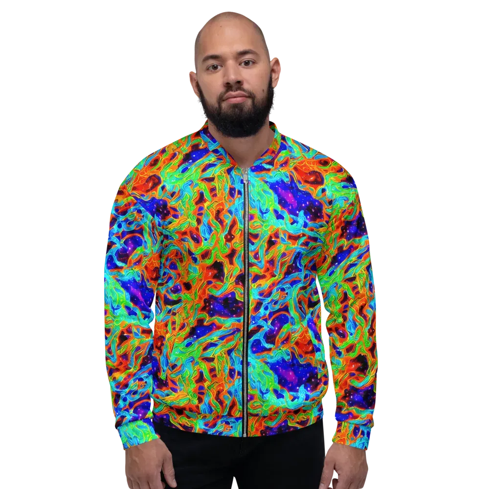 Inferno Galaxy on Bomber Jacket — Front