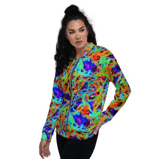 Inferno Galaxy on a Bomber Jacket