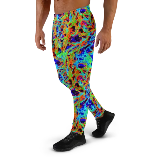 Inferno Galaxy on a Men's Joggers
