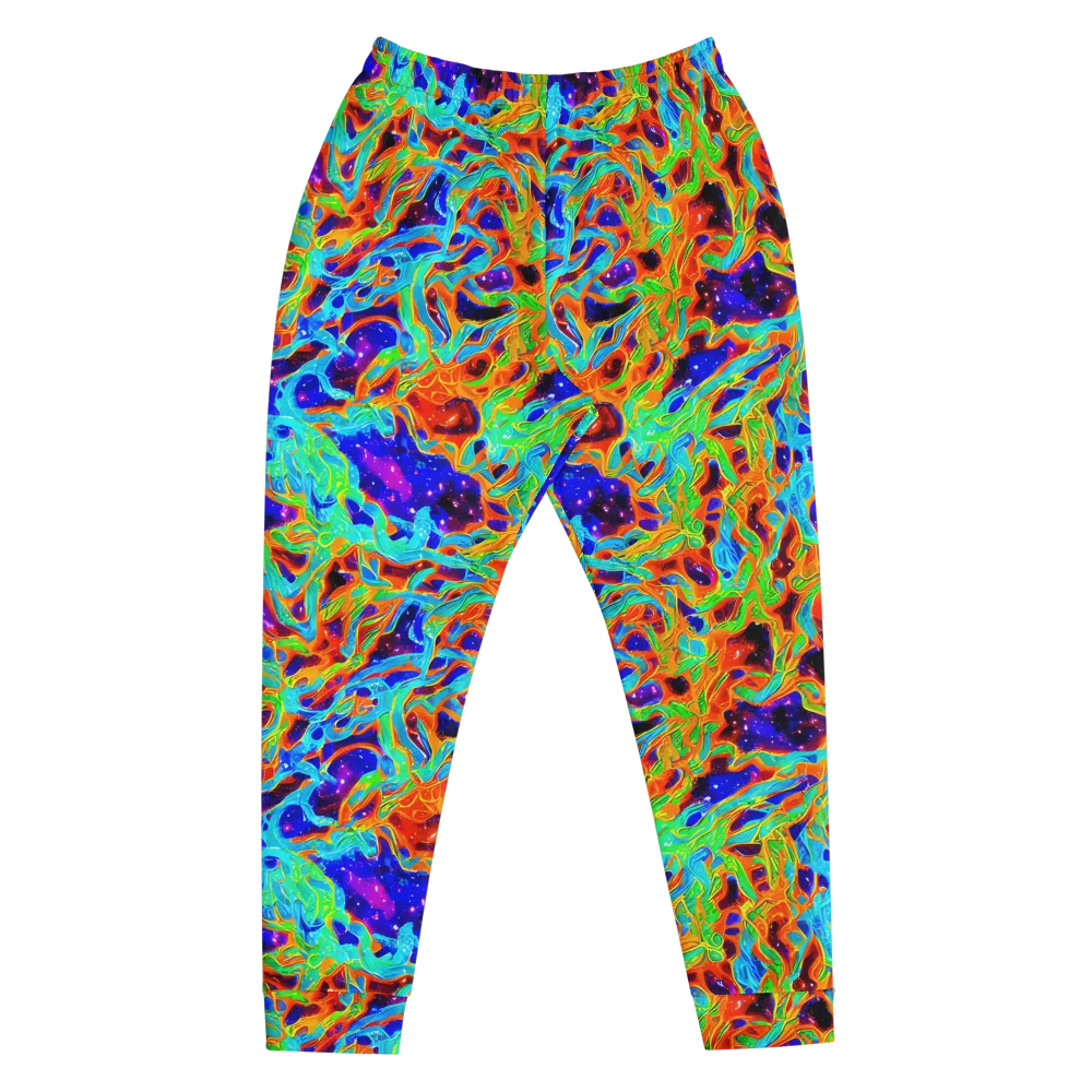 Inferno Galaxy on Men's Joggers — Front