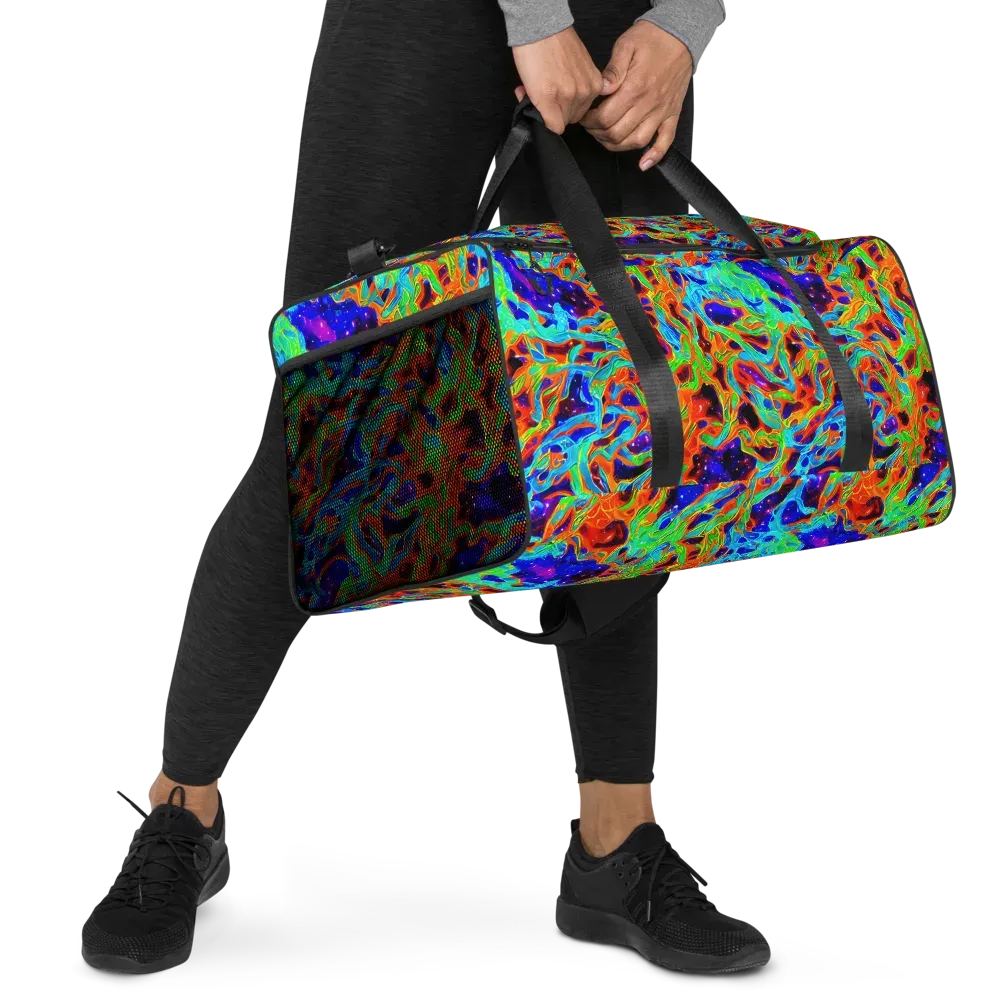 Inferno Galaxy on Duffle Bag — Right Front