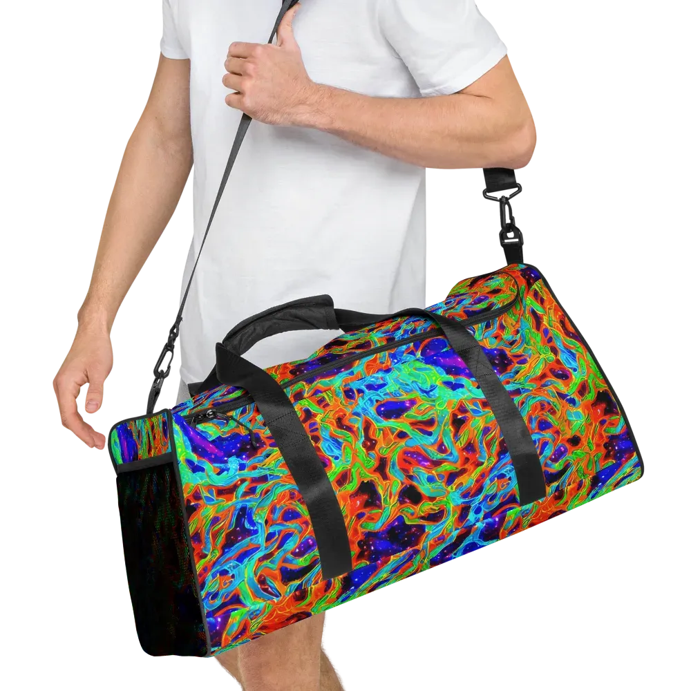 Inferno Galaxy on Duffle Bag — Right Front
