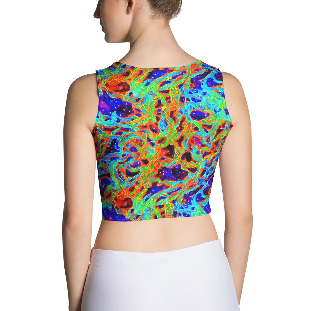 Inferno Galaxy on Crop Top — Back