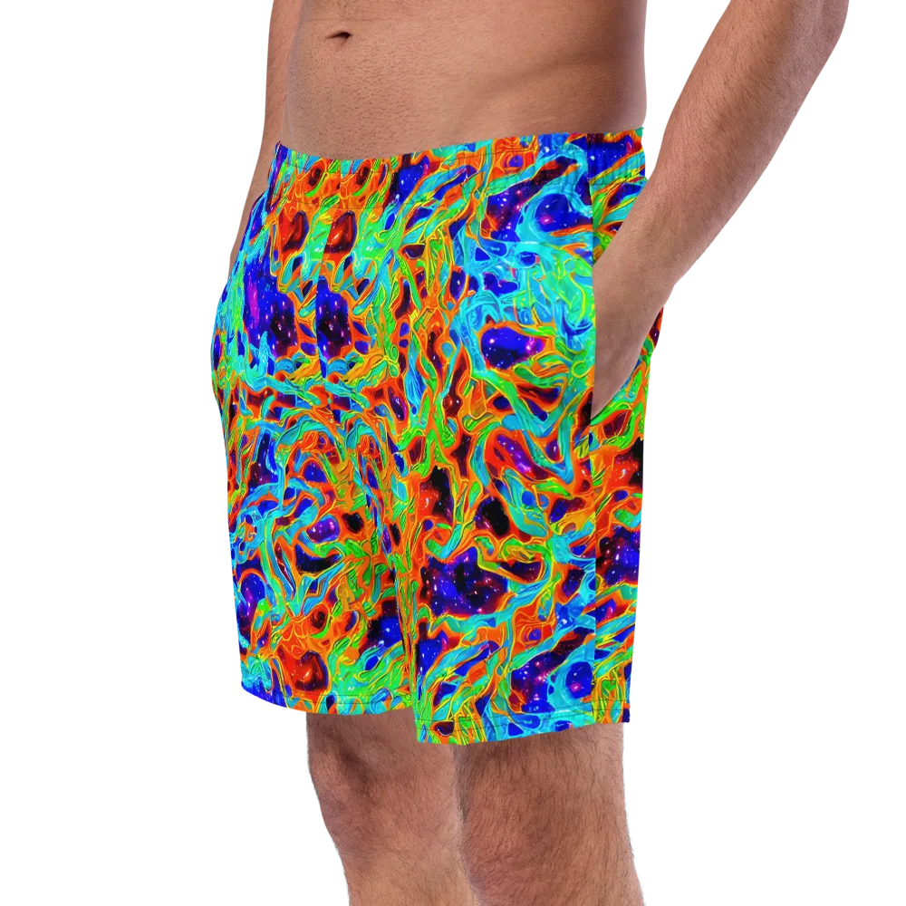 Inferno Galaxy on Swim Trunks — Left Front