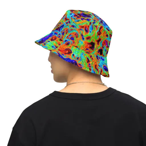 Inferno Galaxy on a Reversible Bucket Hat