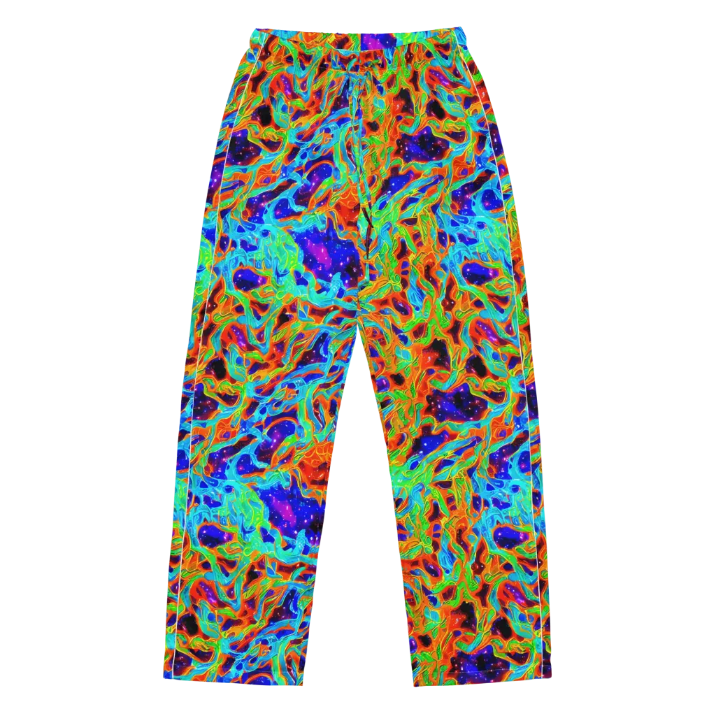 Inferno Galaxy on Women's Pajama Pants — Front