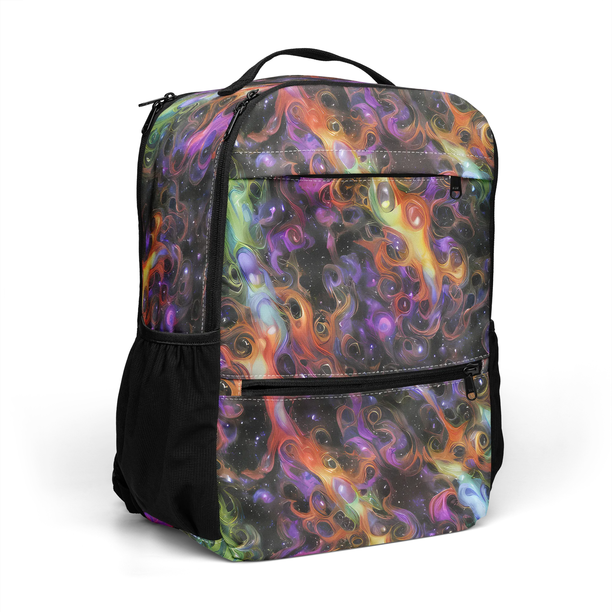 Galactic Gouache on Utility Backpack — Right Front